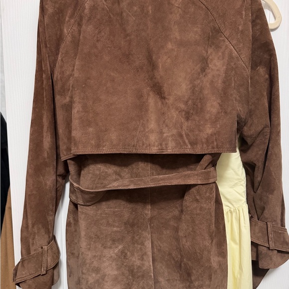 Women's Ducie Lisa Suede Trench Coat - Picture 9 of 9